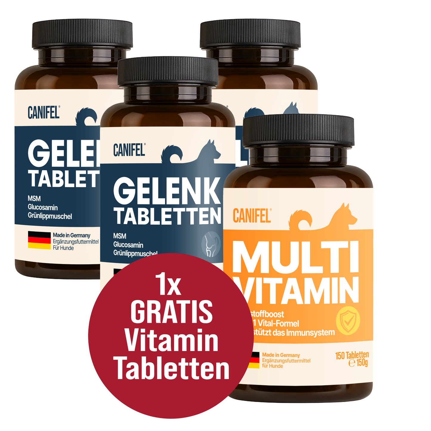3er Pack CANIFEL Gelenktabletten 90 Stück